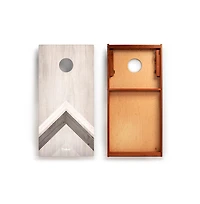 Elakai 2x4 Silver Chevron Cornhole Boards