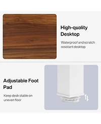 Tribesigns 78.7 Inches Extra Long Computer Desk 2 Person Desk, Double Long Desk, Workstaion for Home Office