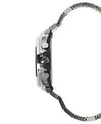 G-Shock Men's Japanese Quartz Silver-Tone Stainless Steel Watch, 44.2mm