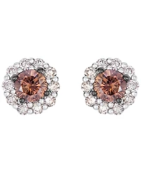 Le Vian Chocolate Diamond (0.30 ct. t.w.) & Nude Diamond (0.18 ct. t.w.) Stud Earrings in 14k Vanilla Gold