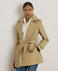 Lauren Ralph Women's Short Belted Trench Coat