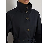 Lauren Ralph Women's Single Breasted Belted Trench Coat