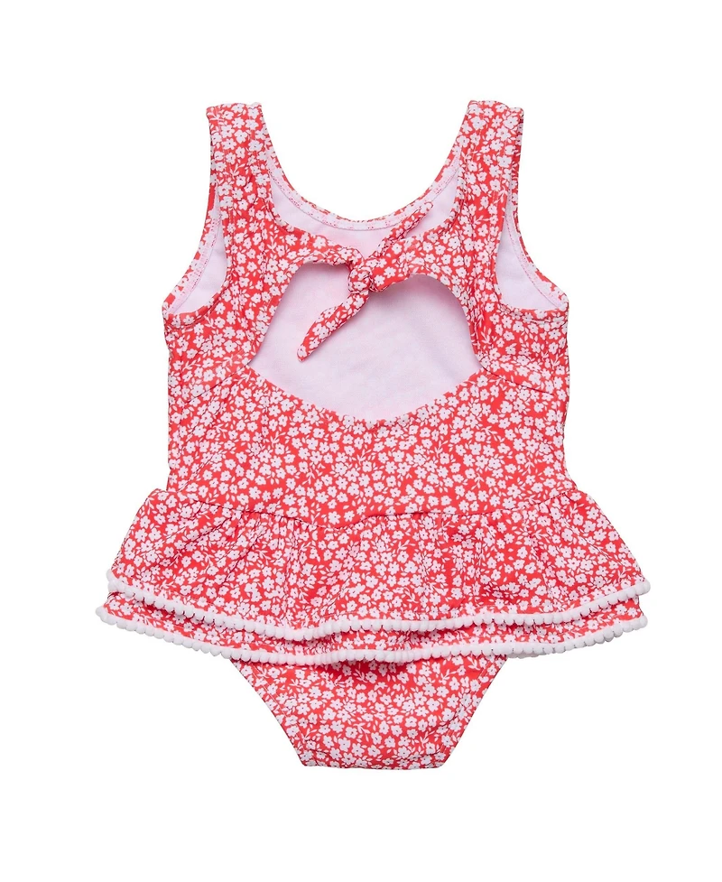 Snapper Rock Baby Girls Ditsy Bloom Skirt Swimsuit