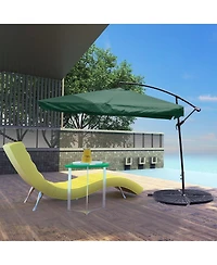 Yescom 2pcs 26.5 lbs Fan Shaped Base Stand Holder Weight For Outdoor Patio Umbrella