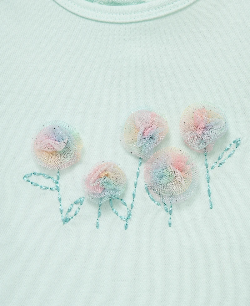 Little Me Baby Girls' Round Neck Bodysuit, Skeggings and Headband, 3-Piece Set