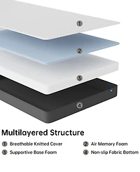 Spring Air Foam 8" Firm Tight Top Mattress, King