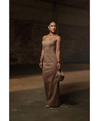 Jluxlabel Women's Madison Suede Maxi Dress