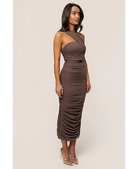 Jluxlabel Women's Opulent Ruched Midi Dress