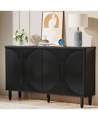 Tribesigns Modern Storage Cabinet, Sideboard Buffet Table with Doors