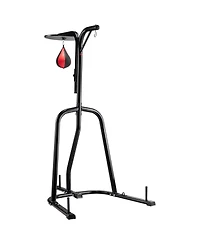 Sugfit Punching Bag Stand 2-in-1 Heavy Duty Speed Bag and Bag Stand Holds 140 Lb