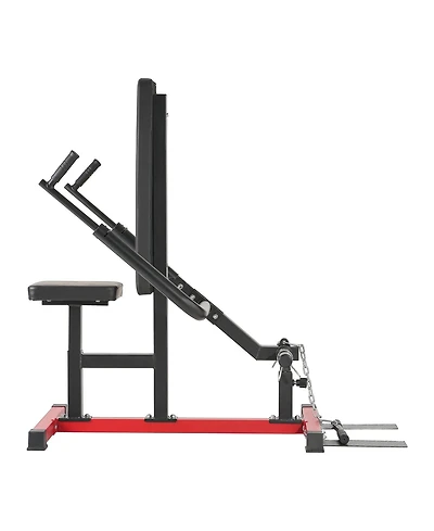 Sugift Seated Dip Machine Tricep Bicep Press Down Trainer with Adjustable Seat 450 Lb