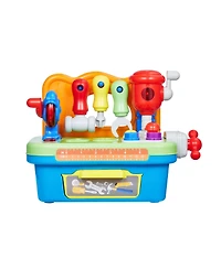 Sugift Musical Workbench Toy with Sounds, Lights & Shape Sorter