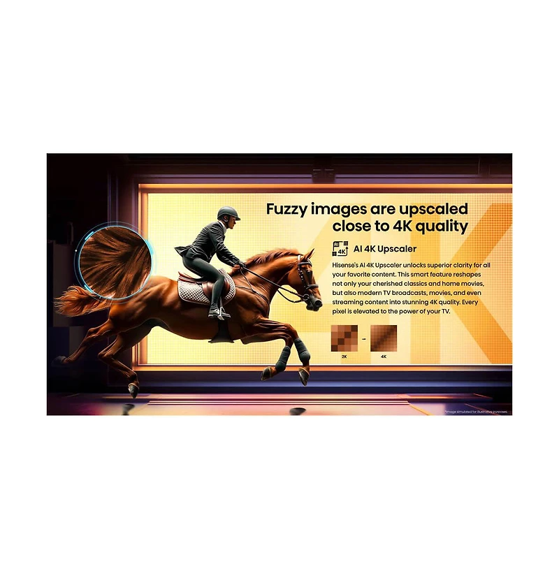 Hisense 655" QD6 Series 4K Qled Hdr Smart Fire Tv with Voice Control – 65QD65QF