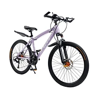 Artudatech 26-Inch 27-Speed Mountain Bike with Lock-Out Fork & Dual Disc Brakes for Versatile Riding