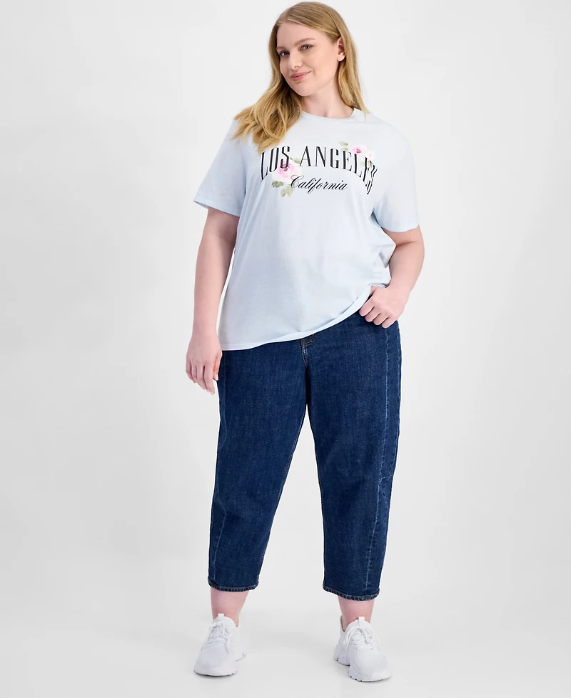 Love Tribe Trendy Plus Los Angeles T-Shirt