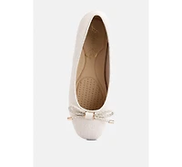 moi metallic embellished flat ballerinas