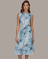 Donna Karan New York Women's Crew neck Dress