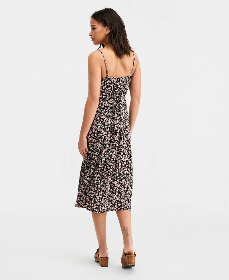 Lucky Brand Women's Printed Simone Slip Dress