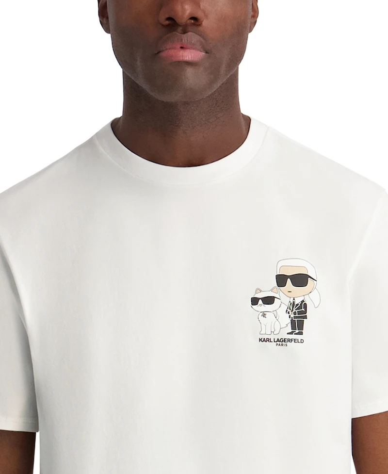 Karl Lagerfeld Paris Men's Choupette Regular-Fit T-Shirt