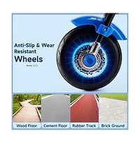 Bruce & Shark 6V 3-Wheel Kids Motorcycle for Ages 1-3, Electric Toy with Light Music