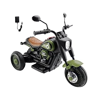 Bruce & Shark 6V 3-Wheel Kids Motorcycle for Ages 1-3, Electric Toy with Light Music