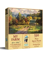 SunsOut My Farm 550 piece Jigsaw Puzzle for Adults