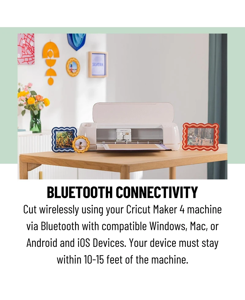 Cricut Maker 4 Cutting Machine with EasyPress 3 Heat Press and Materials Bundle