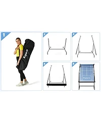 Ksports Racket Sports Indoor Outdoor Tennis Rebounder Net with Carry Bag