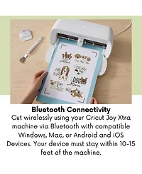 Cricut Joy Xtra with Printable Sticker Paper and Cards Bundle
