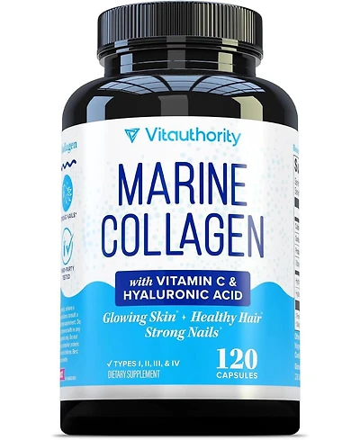 Vitauthority Marine Collagen Capsules, 120ct