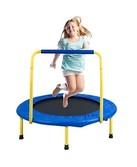 Sugift 3FT Kids Trampoline Foldable Indoor Outdoor Mini Trampoline