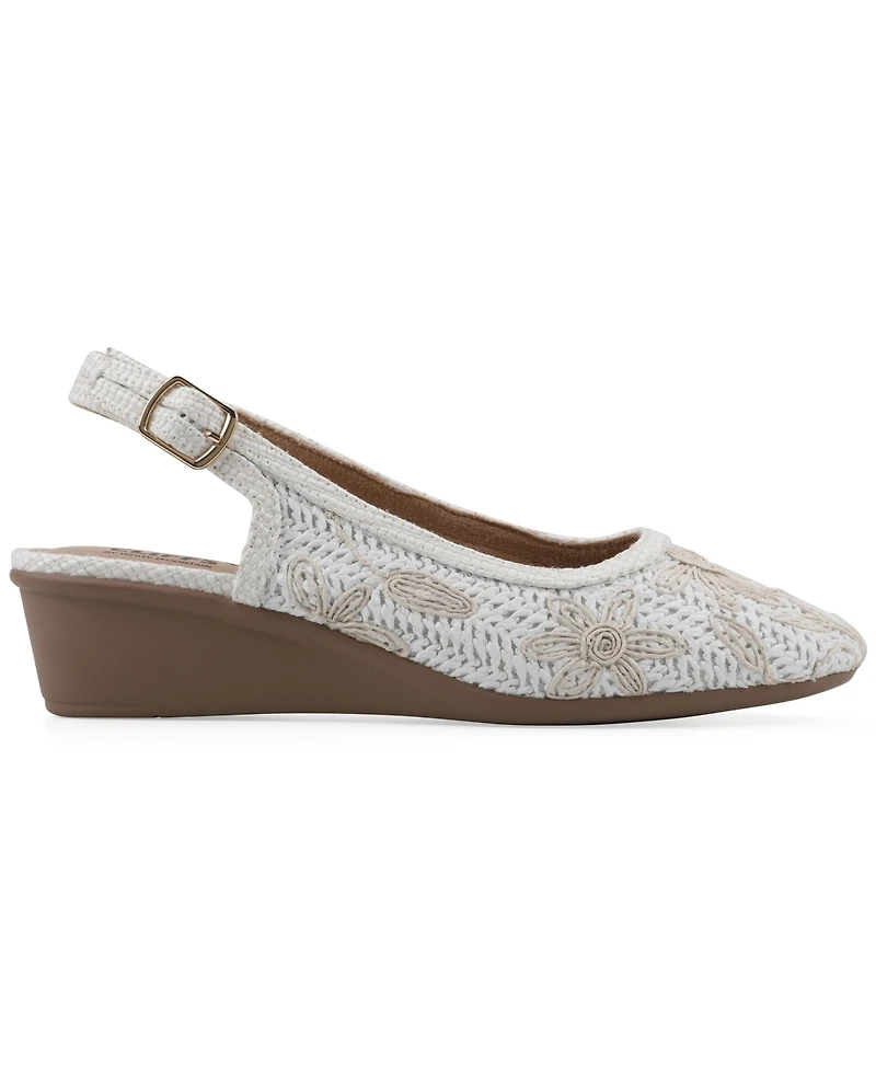 Cliffs by White Mountain Women's Boris Slingback Wedges