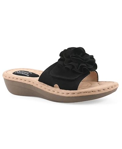 Cliffs by White Mountain Women's Casmyn Slide Sandals
