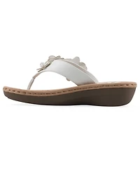 Cliffs by White Mountain Women's Cassilia Floral Wedge Sandals