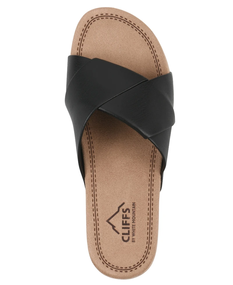 Cliffs by White Mountain Women's Tincie Slide Sandals