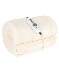 Therapedic 50x60 inch Ivory Heated Blanket