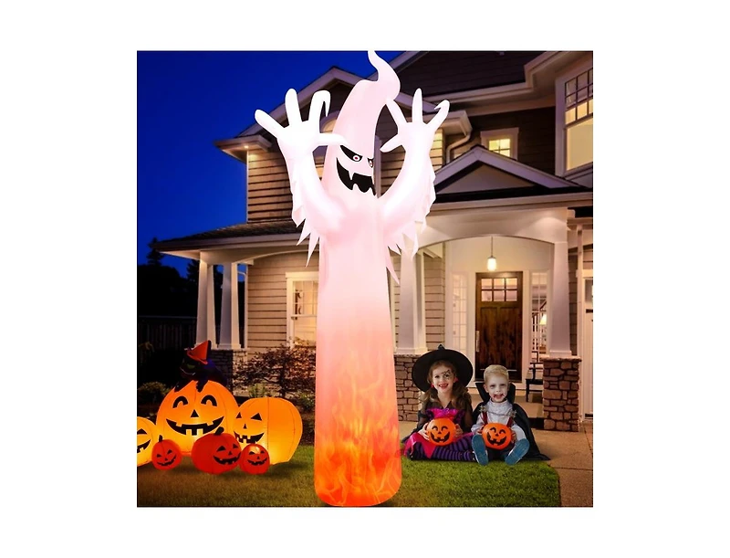 Mondawe 12 ft Halloween Inflatable Decoration with Built-in Led Lights