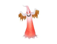 Mondawe 6 ft Halloween Inflatable Ghost Quick Blow up Halloween Decor with Led Lights