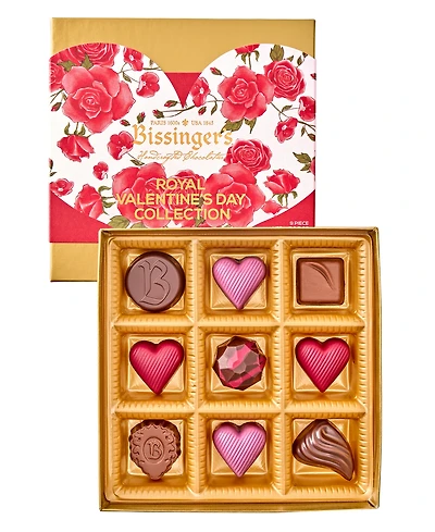 Bissinger's Handcrafted Chocolate Royal Valentine's Day Collection, 9-Pc.