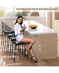 gaomon Bar Stools Set of 2, 26 in Height Bar Stools