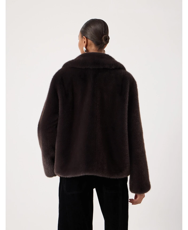 Hush Women's Freya Faux Fur Coat