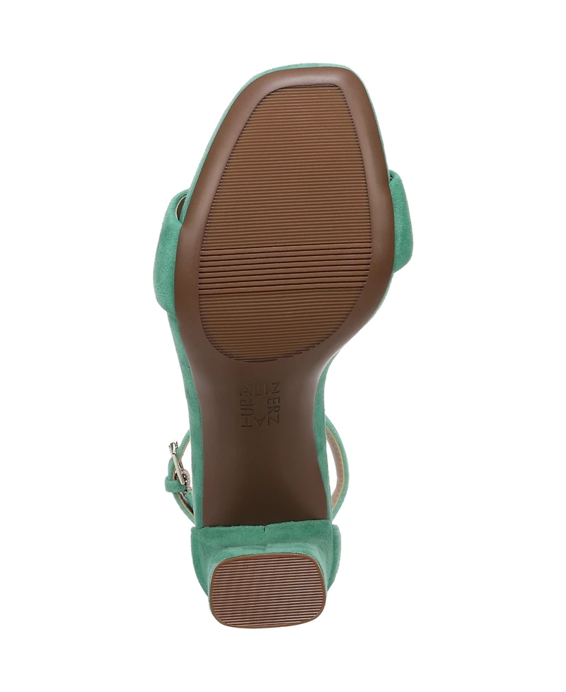 Naturalizer Women's Joy Square Toe Ankle Strap Dress Sandals