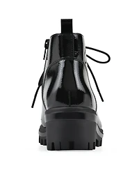 White Mountain Women's Tariq Lug Sole Lace-up Booties