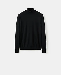 Mango Men's Wool Turtleneck Sweater