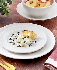 Elama Kim Hobnail 16-Pc. Dinnerware Set, Service For 4