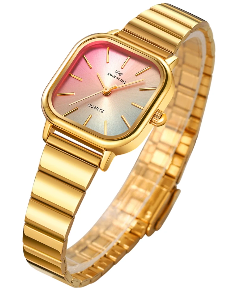 Abingdon Co. Women's Lila Gold Stainless-Steel Bracelet Watch, 26.50mm