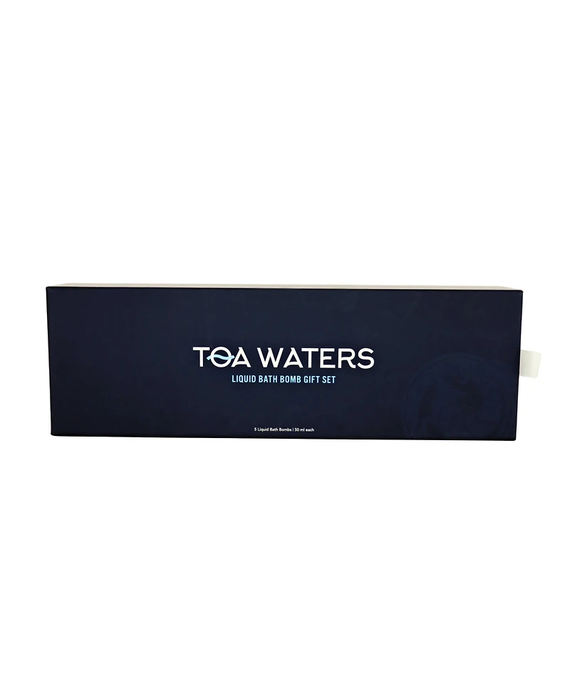 Toa Waters - Liquid Bath Bombs and Bath Accessory Surprise Gift Set