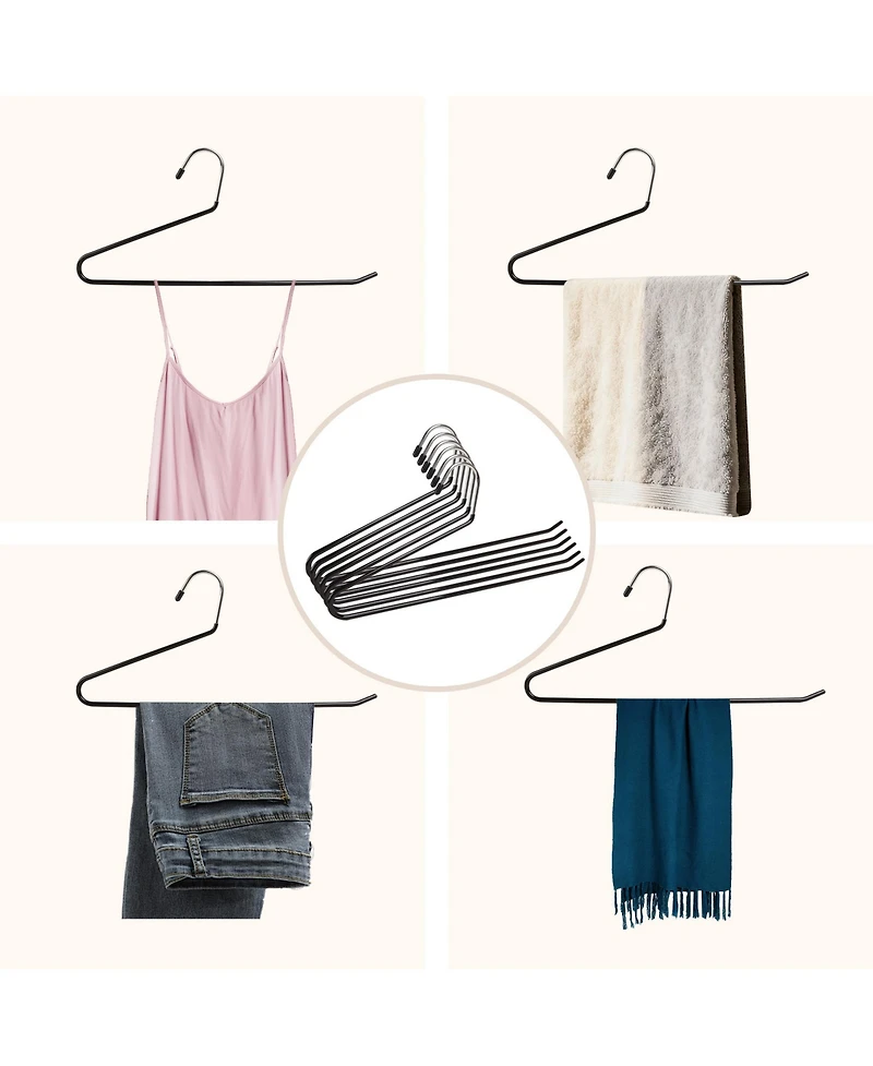 BP4U Open-Ended Heavy Duty Metal Pants Hangers
