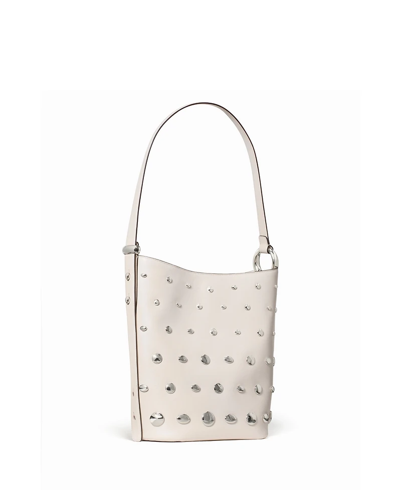 kate spade new york Halo Studded Fine Grain Leather Bucket Bag