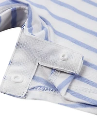 Nike Baby Boys' and Baby Girls' Crewneck Romper, Bib and Booties, 3-Piece Set